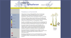 Desktop Screenshot of dyeplants.de